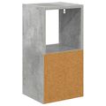 vidaXL Nočný stolík Betónová šedá 25,5 x 22 x 49,5 cm Kompozitné drevo