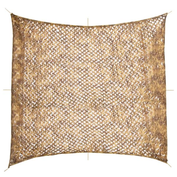 vidaXL Maskovacia sieť s úložným vreckom 416x402 cm piesková