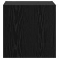 vidaXL TV nástenná skriňa 40,5x30x40cm Čierny dub Kompozitné drevo
