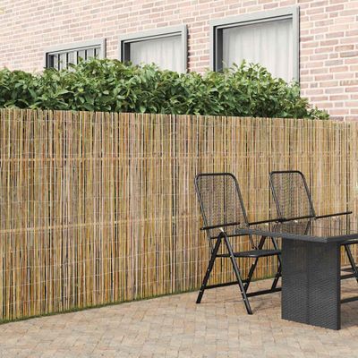 vidaXL Bambusový plot 300 x 150 cm Bambus Prírodná