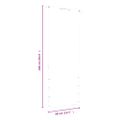 vidaXL Balkónová markíza červená 80x240 cm oxfordská látka