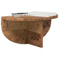 vidaXL Stenná polica 2 ks Staré drevo 38 x 19 x 19 cm Kompozitné drevo