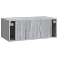 vidaXL Nástenná TV skrinka 78,5 x 41 x 30 cm Sivý Sonoma