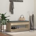 vidaXL Predsieňová lavica Sonoma dub 103 x 38 x 45 cm
