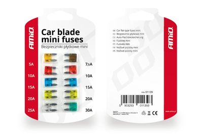 Autopoistky 10ks blistr Mini