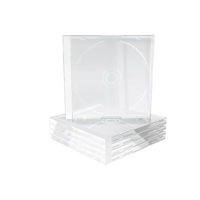 MEDIARANGE Box na 1x CD/DVD/BR 10,4mm, číry, 5ks
