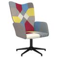 vidaXL Relaxačné kreslo patchwork látka