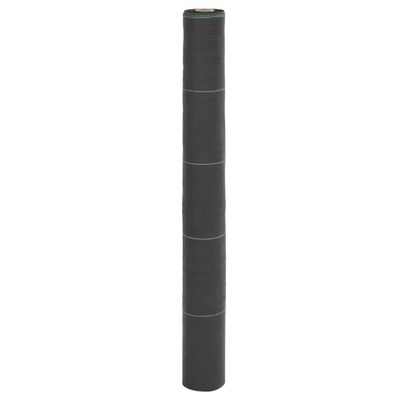 vidaXL Membrána proti burine čierna 1x50 m PP