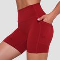 Dámske šortky Ignite Dark Red - GymBeam, veľkosť S, veľkosť oblečenia S