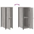 vidaXL Nočné stolíky 2 ks sivé sonoma 32x42x80 cm kompozitné drevo