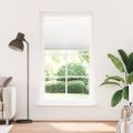 vidaXL plisovaná roleta biela 110x200 cm šírka látky 109,4 cm