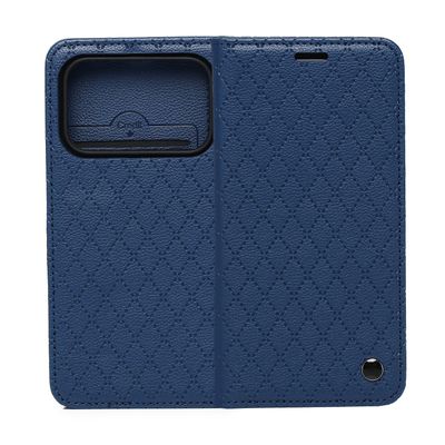 Smart Caro case for Honor 600 / Honor 600 Pro navy blue