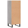 vidaXL Komoda sivý dub sonoma 34,5x32,5x90 cm kompozitné drevo