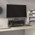 vidaXL Stojan na monitor čierny 43x30,5x13 cm