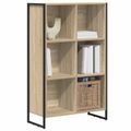 vidaXL Knižnica 99.5 x 30 x 108.5 cm Kompozitné drevo Sonoma