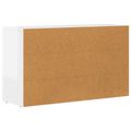 vidaXL Servírovacia skriňa ELST Vysoký lesk bielej 100 x 35 x 59 cm
