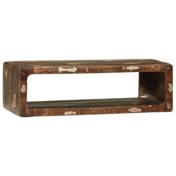 vidaXL TV skrinka Viacfarebný 80 x 30 x 25 cm Recyklovaný masív