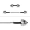 Činky chromované nastavitelné 15kg, REBEL ACTIVE RBA-2326-15