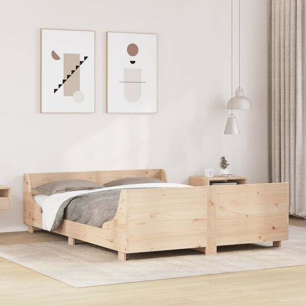 vidaXL Posteľ s matracom 120x200 cm borovicový masív