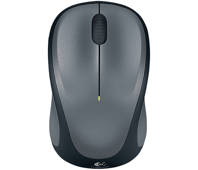 Logitech M235/Cestovná/Optická/1 000 DPI/Bezdrôtová USB/Šedá