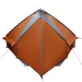 vidaXL Teepee stan pre 10 osôb 10 osoba Šedá a oranžová