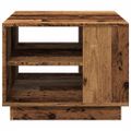 vidaXL Konferenčný stolík staré drevo 55x55x42 cm kompozitné drevo