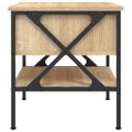 vidaXL Nočný stolík dub sonoma 40x42x45 cm kompozitné drevo