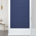 vidaXL Nástenné panely 12 ks modré 60x30 cm látka 2,16 m²