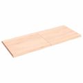 vidaXL Stolová doska 140x60x(2-4) cm neošetrený masív živé hrany
