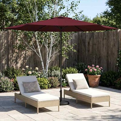 vidaXL Záhradný slnečník 300 x 300 cm Polyester Obdĺžnikový