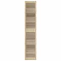 vidaXL Skříňové dvere Prírodná 201 x 2,1 x 39,5 cm Borovicový masív