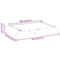 vidaXL vyvýšená posteľ pre psa sivá 130x80x20 cm Oxford látka a oceľ