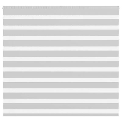 vidaXL Zebra roleta svetlosivá 165x100cm šírka látky 160,9cm polyester