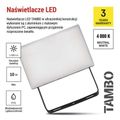 LED reflektor EMOS ZS2512 TAMBO, 10 W, 1000 l m, IP65, čierny