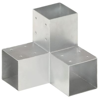 vidaXL Trámová spojka v tvare Y 91x91 mm pozinkovaný kov