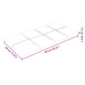 vidaXL Nástenné panely 12 ks hnedé 60x30 cm látka 2,16 m²
