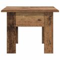 vidaXL Konferenčný stolík Staré drevo 55 x 55 x 42 cm Kompozitné drevo