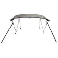 vidaXL Strieška Bimini so 4 oblúkmi a stenami 243x(200-213)x137 cm