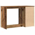 vidaXL Stôl Staré drevo 50 x 115 x 75 cm Kompozitné drevo