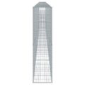 vidaXL Gabiónový kôš s krytom 1100x50x200 cm pozinkované železo