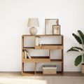 vidaXL Knižnica/deliaca stena dub artisan 100x33x94,5 cm