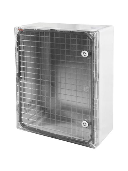 Skříň 39145-T MAGNA IP65, 500x400x175mm, průhledné dveře, součást: montážní deska