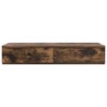 vidaXL Zásuvky pod posteľ Dymová dub 100 x 36,5 x 16,5 cm