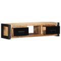 VidaXL TV skrinka 100x30x25 cm Masívne hrubé drevo Mango