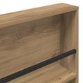 vidaXL Regál na časopisy s poličkou 2 ks Remeselný dub 60 x 12 x 70 cm