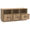 vidaXL TV skrinka 102 x 34,5 x 47 cm Dub artisan Kompozitné drevo