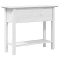 vidaXL Konferenčný stolík BODO biely 91x35x74 cm borovicový masív