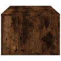 vidaXL Konferenčný stolík, dymový dub 100x50,5x35 cm, umelé drevo