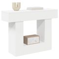 vidaXL Biely 101 x 30 x 74 cm