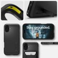 Spigen Tough Armor Mag Magsafe puzdro pre iPhone 16 6,1" čierna